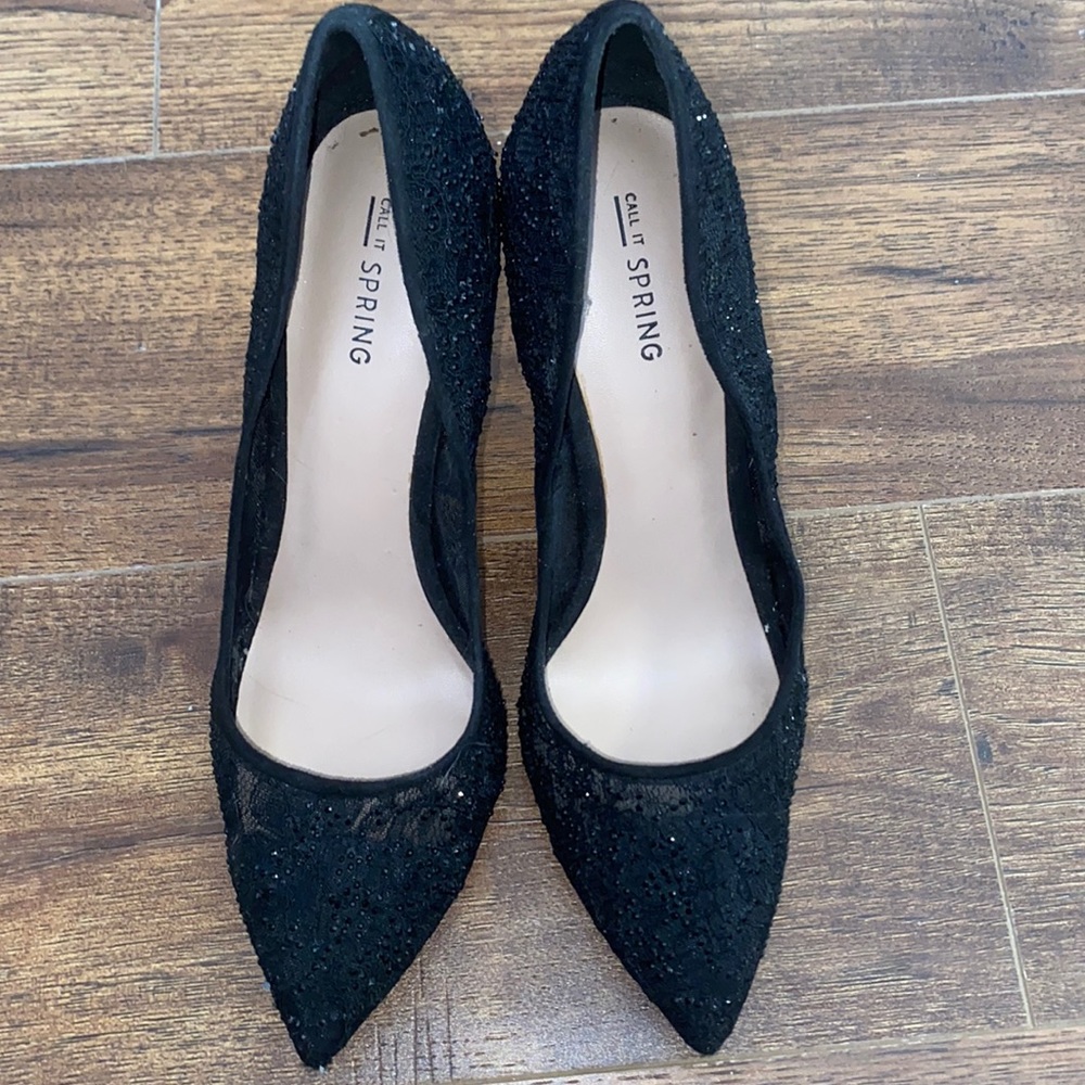 Lace heels